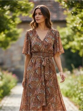 CODE x MODE PAISLEY DRESS